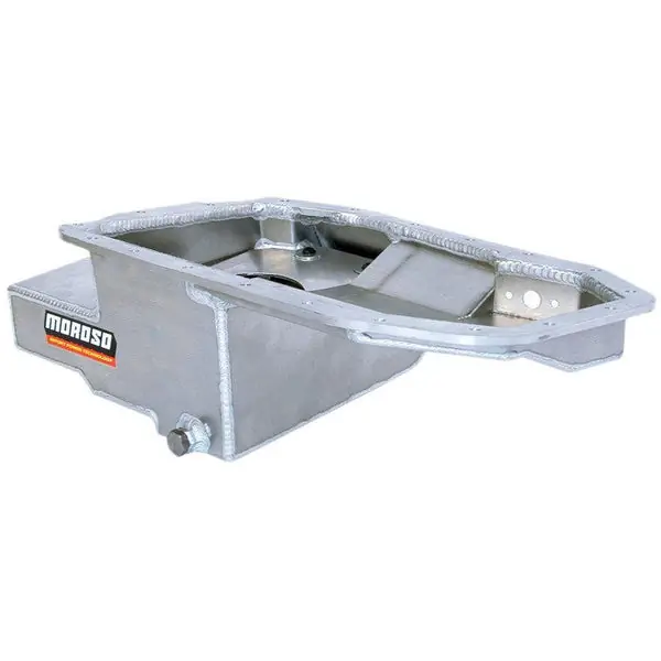 Moroso Mitsubishi 2.0L DOHC Turbo 4G63 Kicked Out Road Race Baffled 6.25qt 6.5in Aluminum Oil Pan
