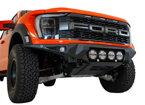 Addictive Desert Designs 2021+ Ford Raptor Bomber Front Bumper w/ 4 Rigid 360 6in Light Mounts
