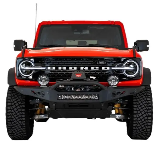 Addictive Desert Designs 2021+ Ford Bronco Rock Fighter Front Bumper - Hammer Black