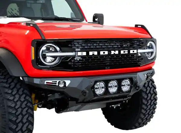 Addictive Desert Designs 21-22 Ford Bronco Bomber Front Bumper (w/ 3 Rigid 360 Mounts)