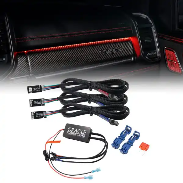 Oracle 19-22 Ram Fiber Optic LED Interior Ambient Dash Kit - ColorSHIFT (3PCS) - ColorSHIFT