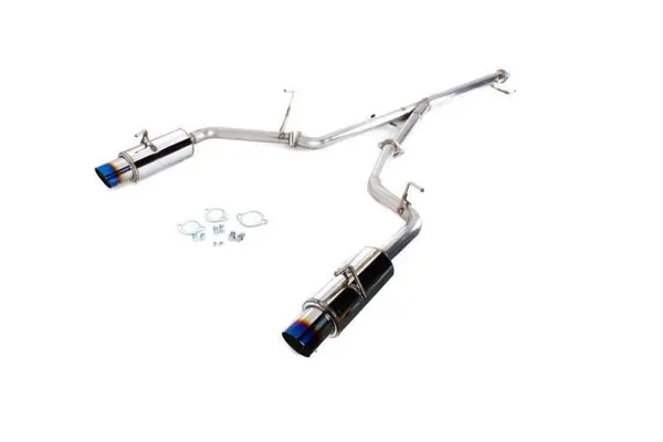 Revel Medallion Touring-S Catback Exhaust - Dual Muffler/ Blue Tip 90-99 Mitsubishi 3000GT VR4