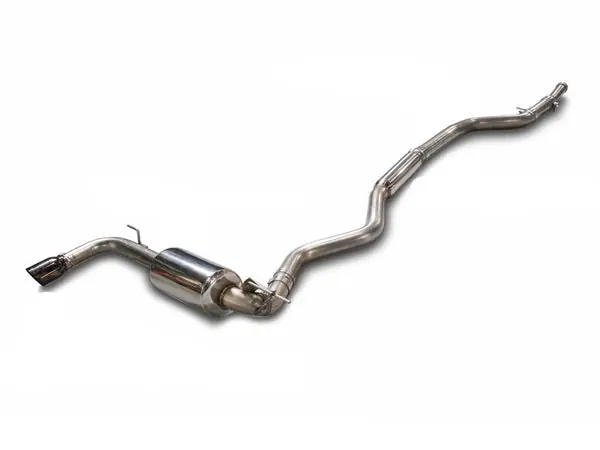 AWE Tuning 13-18 BMW 320i (F30) Touring Edition Exhaust w/ Perfomance Mid Pipe - Diamond Black Tips