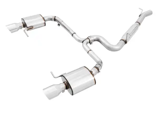 AWE Tuning VW MK7 Golf Alltrack/Sportwagen 4Motion Touring Edition Exhaust - Polished Silver Tips