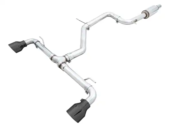 AWE 2022 VW GTI MK8 Track Edition Exhaust - Diamond Black Tips