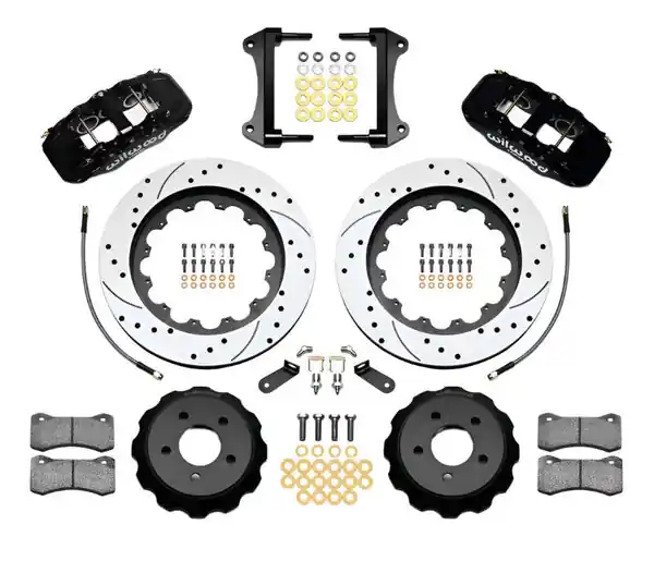 Wilwood AERO6 Front Hat Kit 15.00 Drilled 2015-Up Mustang w/Lines