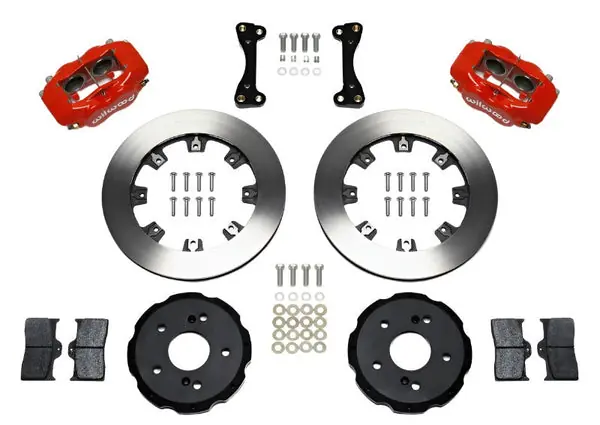 Wilwood Forged Dynalite Front Hat Kit 12.19in Red 02-06 Acura RSX-5 Lug