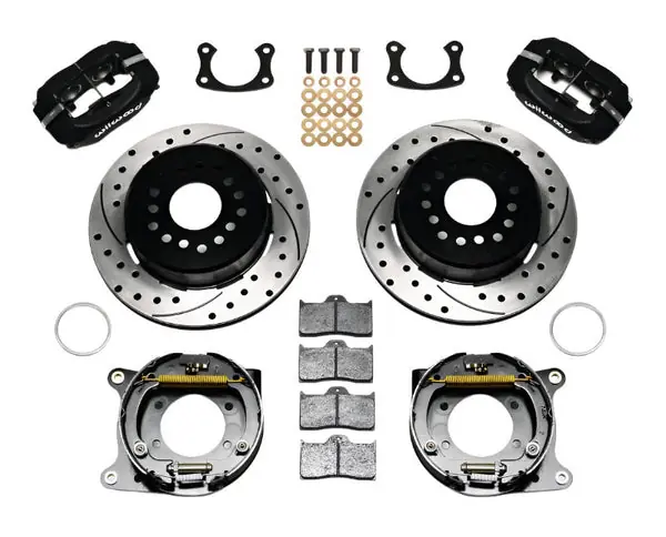 Wilwood Forged Dynalite P/S Park Brake Kit Drilled New Big Ford 2.50in Offset