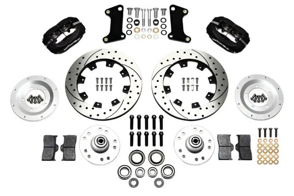 Wilwood Forged Dynalite Front Kit 12.19in Drilled 67-69 Camaro 64-72 Nova Chevelle
