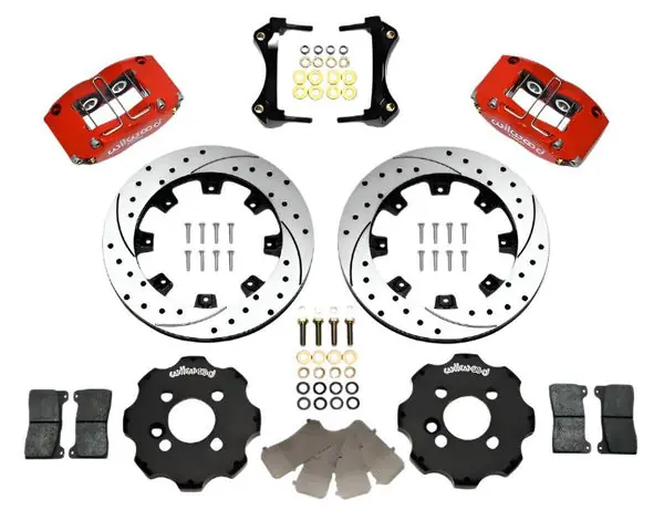 Wilwood Dynapro Radial Front Kit 12.19in Drilled Red Mini Cooper
