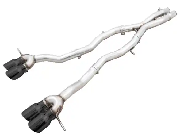 AWE Track Edition Catback Exhaust for BMW G8X M3/M4 - Diamond Black Tips