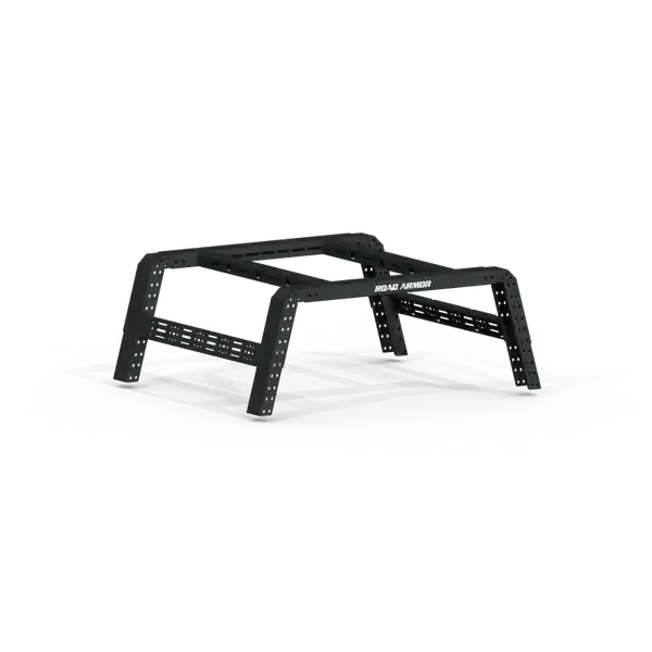 Road Armor Universal 5ft Bed TRECK Adj Bed Rack - Tex Blk (w/o Brackets)