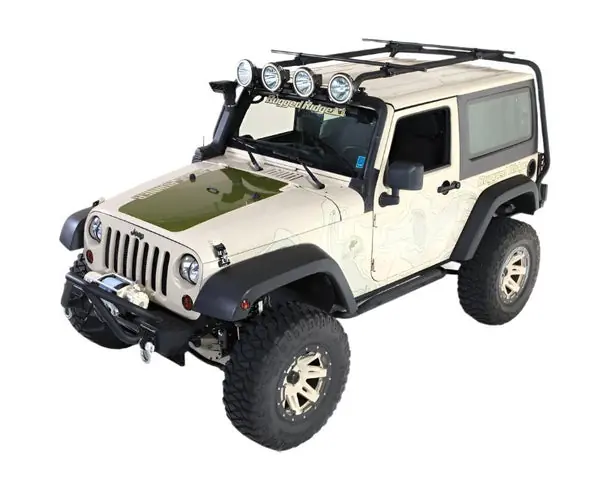 Rugged Ridge 07-18 Jeep Wrangler 2-Door Sherpa Roof Rack Kit