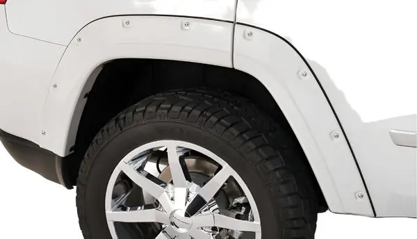 Bushwacker 11-18 Jeep Grand Cherokee Pocket Style Flares 2pc Does Not Fit SRT8 - Black