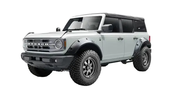 Bushwacker 2021+ Ford Bronco 4-Door Pocket Style Flares 4pc - Black