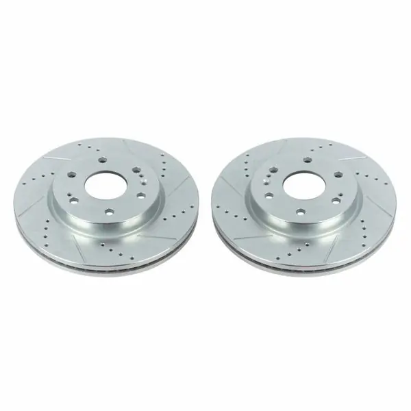 Power Stop 19-20 Chevrolet Silverado 1500 Front Evolution Drilled & Slotted Rotors - Pair