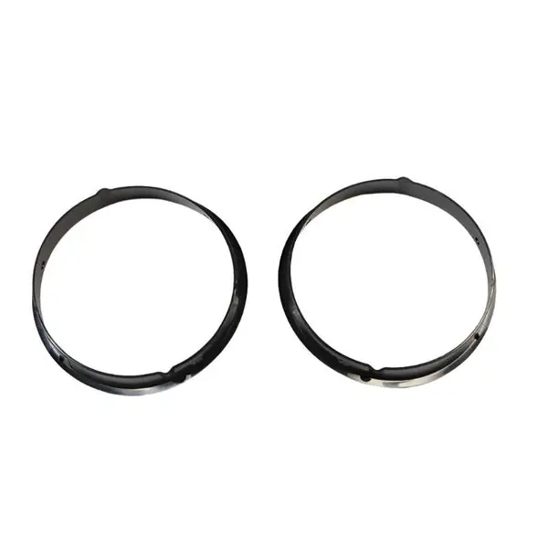 Rugged Ridge Headlight Bezels Black 97-06 Jeep Wrangler