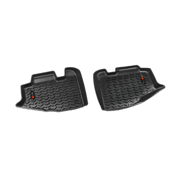 Rugged Ridge Floor Liner Rear Black 1997-2006 Jeep Wrangler TJ / LJ