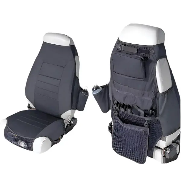 Rugged Ridge Fabric Seat Protectors Black 76-06 Jeep CJ / Jeep Wrangler