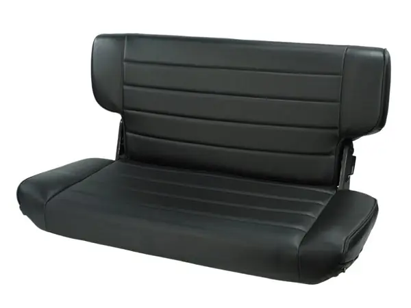 Rugged Ridge Fold&Tumble Rear Seat Black Denim 76-95 Jeep CJ / Jeep Wrangler