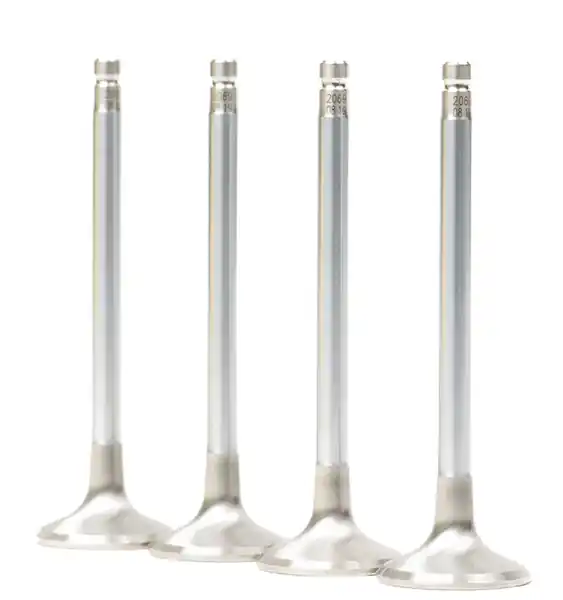 GSC P-D Toyota 2JZ Chrome Alloy Polished Exhaust Valve - 30.0mm Head (+1mm) 6.6mm Stem - Set of 12
