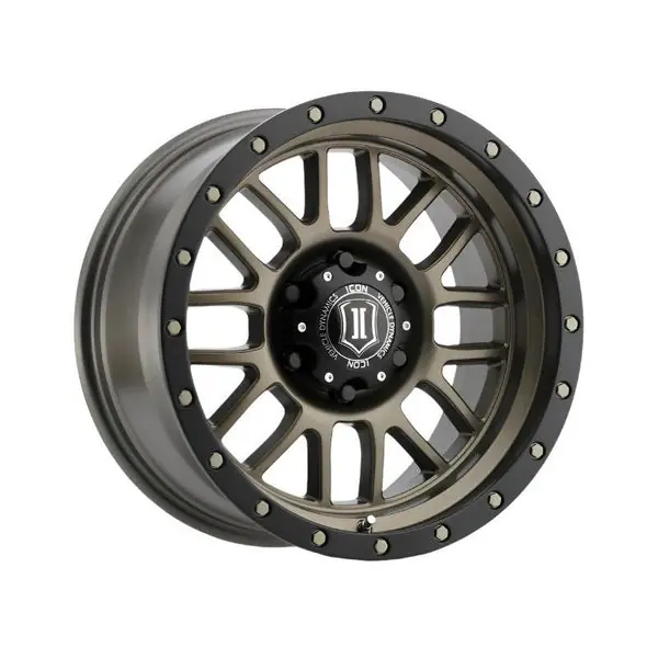 ICON Alpha 17x8.5 5x5 0mm Offset 4.75in BS 71.5mm Bore Bronze Wheel