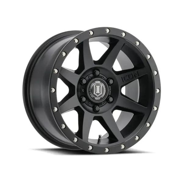 ICON Rebound Pro 17x8.5 5x5 -6mm Offset 4.5in BS 71.5mm Bore Satin Black Wheel