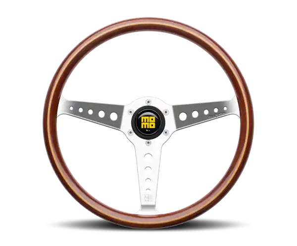 Momo California Wood Steering Wheel 360 mm - Mahogany Wood/Pol Spokes