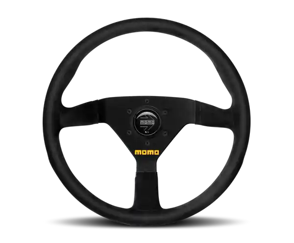 Momo MOD78 Steering Wheel 320 mm - Black Suede/Black Spokes