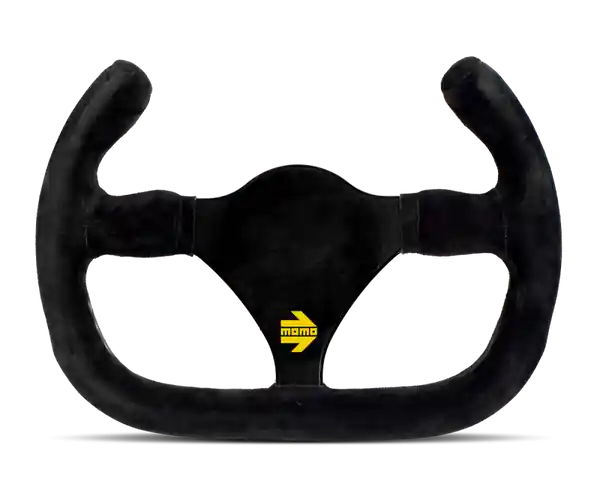 Momo MOD27/C Steering Wheel 270 mm - Black Suede/Black Spokes