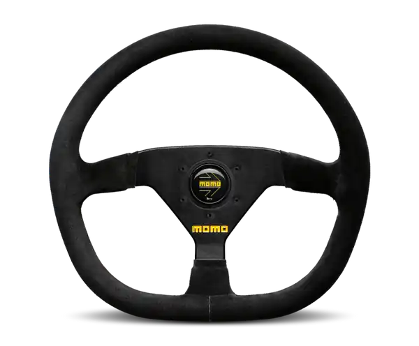 Momo MOD88 Steering Wheel 320 mm - Black Suede/Black Spokes