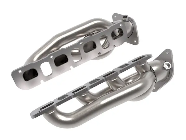 aFe Power Twisted Steel 304SS Shorty Header 2021+ Ram 1500 TRX V8-6.2L (uncoated)