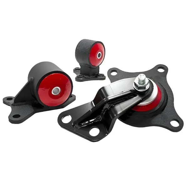 Innovative 01-05 Civic D-Series Black Steel Mounts 60A Bushings
