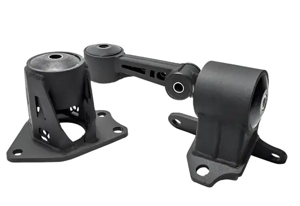 Innovative 09-13 Honda FIT/JAZZ L-Series Black Steel Mounts 75A Bushings