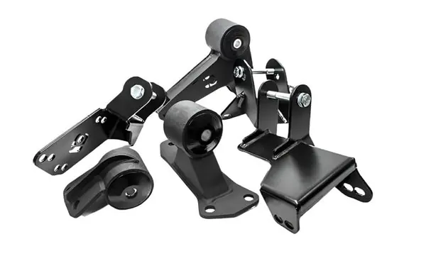 Innovative 96-00 Civic K-Series Black Steel Mounts 75A Bushings (EG/DC Subframe)