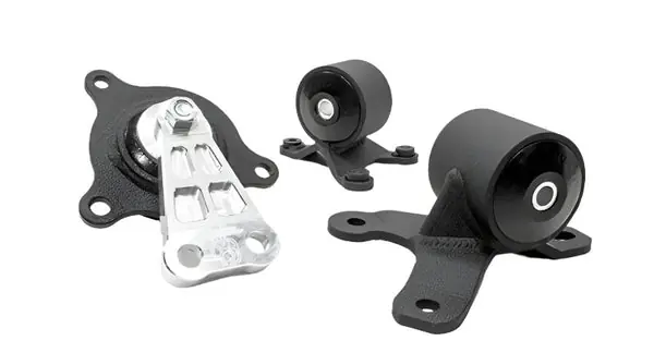 Innovative 02-05 Civic K-Series Black Steel Mounts 95A Bushings (Not K24 Trans)
