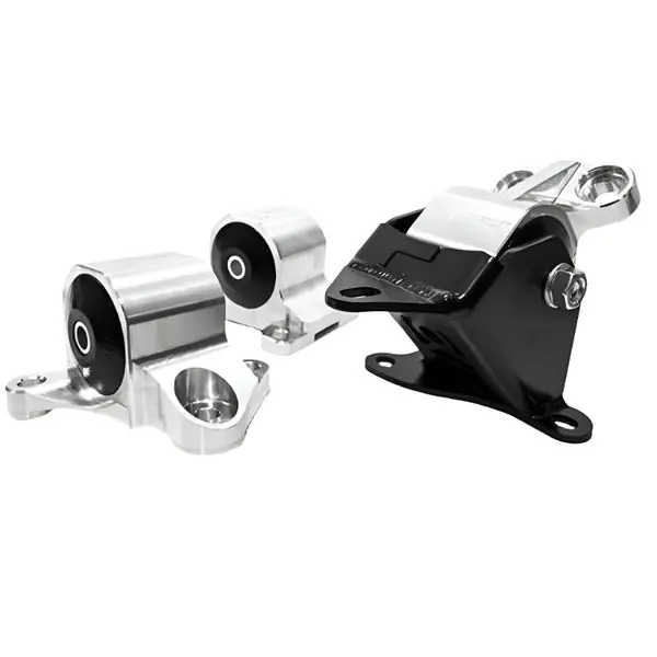 Innovative 96-00 Civic B/D Series Silver Aluminum Mounts 95A Bushings (2 Bolt)