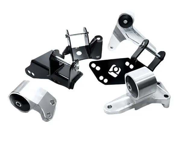Innovative 96-00 Civic K-Series Silver Aluminum Mounts 75A Bushings (EG/DC Subframe)