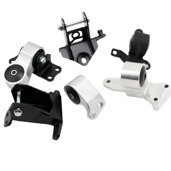 Innovative 06-11 Honda Civic Si K-Series Silver Billet Aluminum Mounts 75A Bushings (Not K24 Trans)