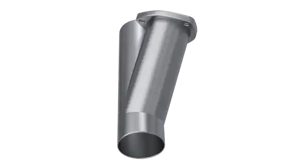 QTP 3in Weld-On QTEC Exhaust Cutout Y-Pipe