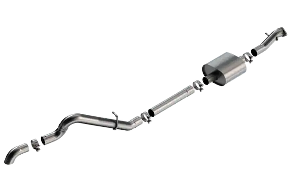 Borla 21-22 Ford Bronco 2.3L 2DR/4DR T-304 Stainless Steel Cat-Back Touring Exhaust - Brushed