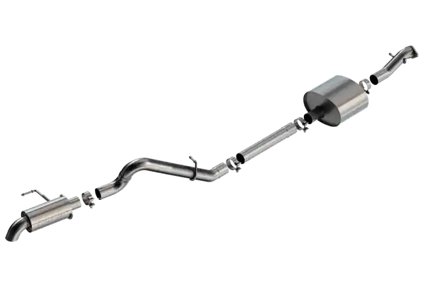 Borla 21-22 Ford Bronco 2.7L 2DR/4DR T-304 Stainless Steel Cat-Back Touring Exhaust - Brushed