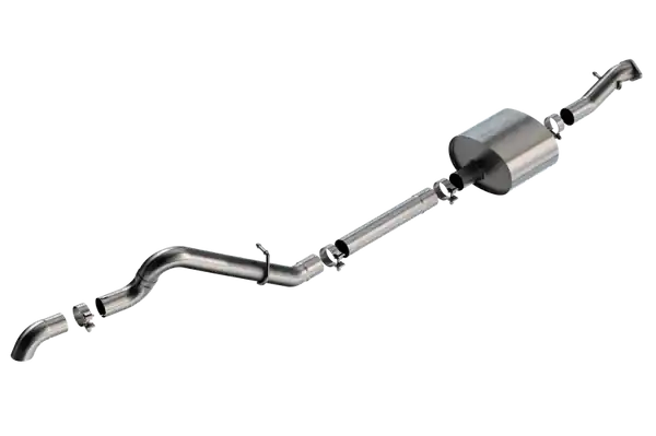 Borla 21-22 Ford Bronco 2.7L 2DR/4DR T-304 Stainless Steel Cat-Back S-Type Exhaust - Brushed
