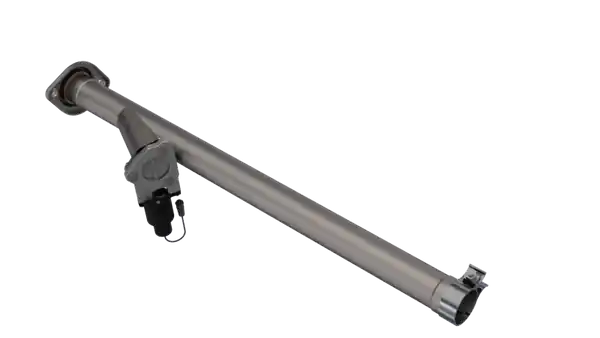 QTP 15-18 Ford F-150 CC/EC Standard Bed 2.5in 304SS Aggressor Cutout Mid Pipe
