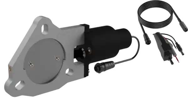 QTP 3in Bolt-On QTEC Electric Cutout Valve for Borla Exhausts - Single