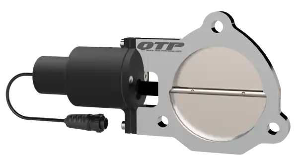 QTP 3.5in Bolt-On QTEC Electric Cutout Valve - Single