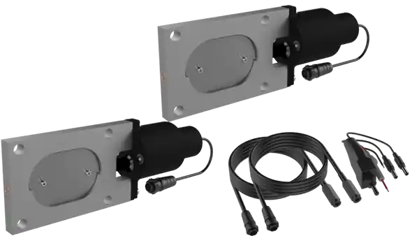 QTP Bolt-On QTEC Dual Low Profile Oval Electric Cutout Valves - Pair