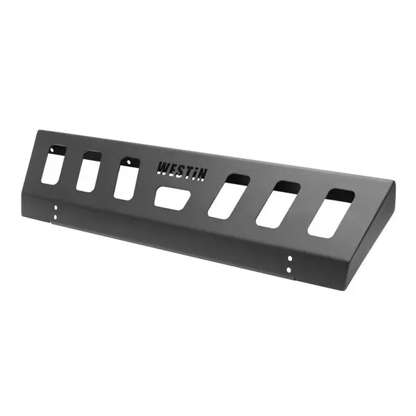 Westin 18-19 Jeep Wrangler JL Front Bumper Skid Plate - Textured Black