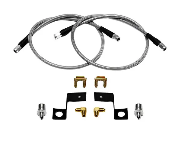 Wilwood Flexline Kit 30 inch -3 3/8-24 IF 1/8 NPT 90 Degree