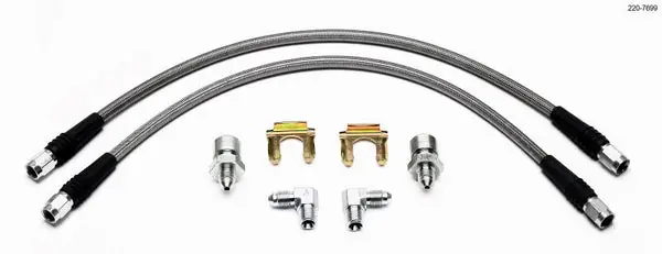 Wilwood Flexline Kit 55-57 Chevy w/ Forged Dynalite Front Caliper